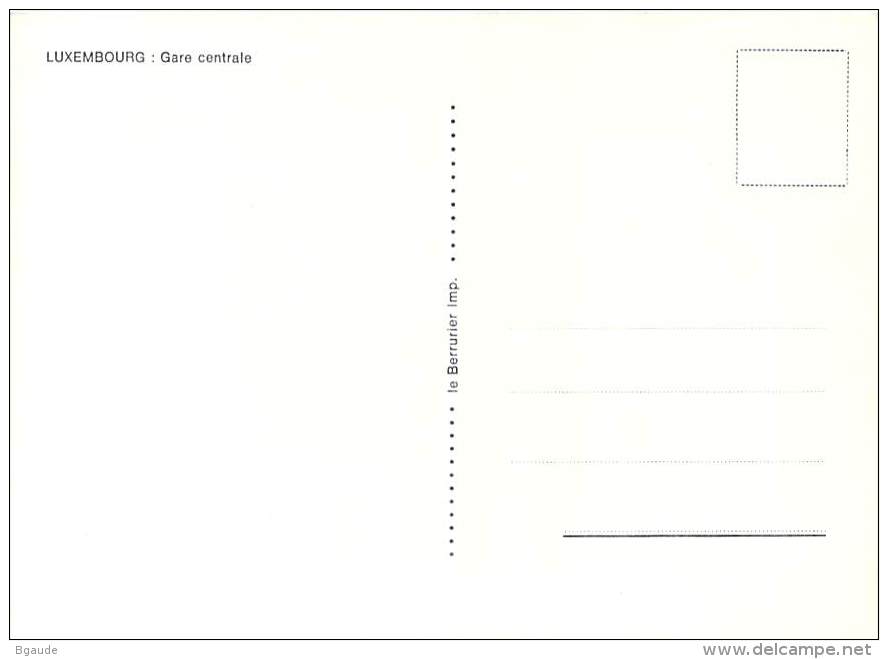 LUXEMBOURG  CARTE PHILATELIQUE   NUM-YVERT 936 GARE DE LUXEMBOURG  CHEMIN DE FER - Maximum Cards