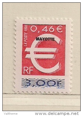 MAYOTTE  ( FRMAY - 12 )   1999   N° YVERT ET TELLIER    N° 77   N** - Unused Stamps