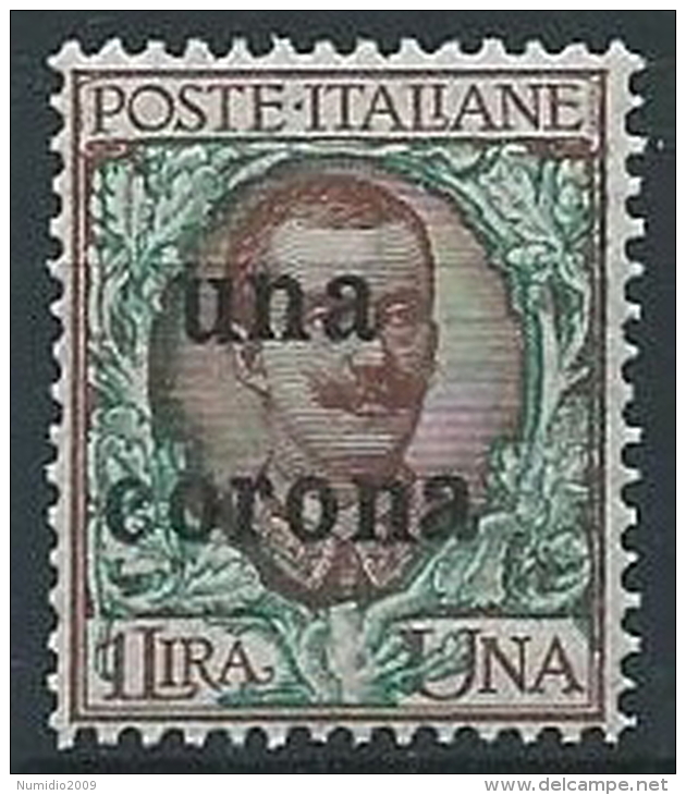 1919 DALMAZIA 1 CORONA MNH ** - ED726-13 - Dalmatie