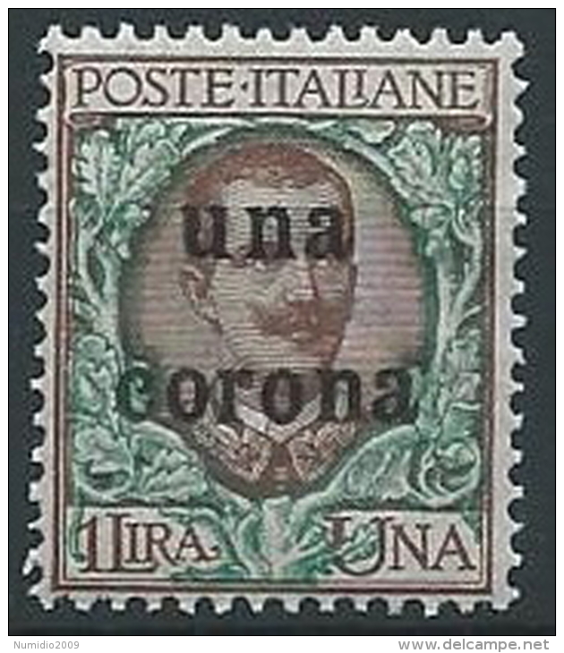 1919 DALMAZIA 1 CORONA MNH ** - ED727-10 - Dalmatie