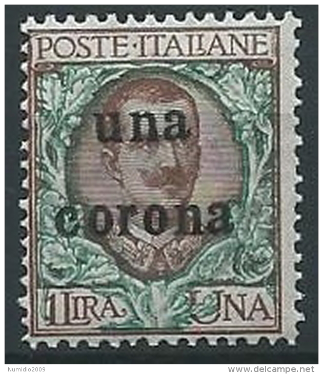 1919 DALMAZIA 1 CORONA MNH ** - ED727-17 - Dalmatie