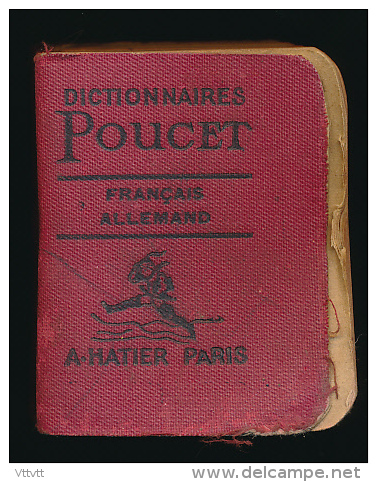 DICTIONNAIRE POUCET (5 Cm Sur 6,5 Cm) : Français-Allemand Par M.C. Zimmermann, Hatier Editeur (863 Pages) - Dictionaries