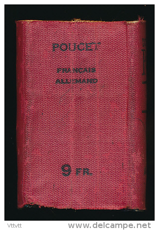 DICTIONNAIRE POUCET (5 cm sur 6,5 cm) : Français-Allemand par M.C. Zimmermann, Hatier Editeur (863 pages)