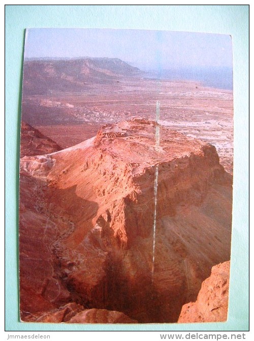 Israel 1992 Postcard "Masada" To Holland - Galilee Sea Source Of Water - Briefe U. Dokumente