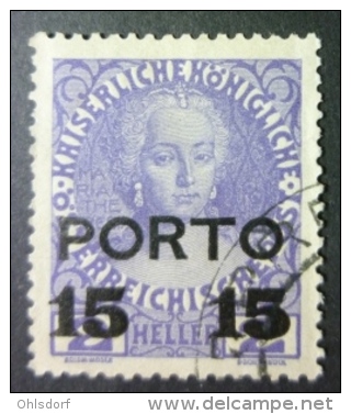 ÖSTERREICH - PORTOMARKEN 1916: Mi 59, O - KOSTENLOSER VERSAND AB 10 EURO - Impuestos