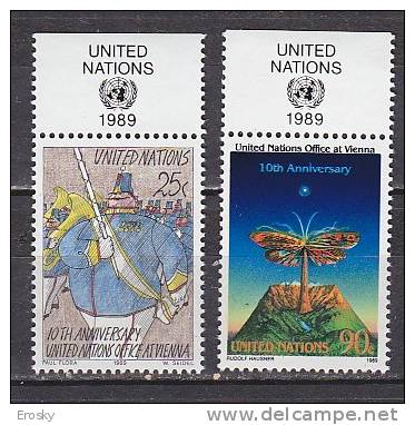 PGL - UNO ONU NEW YORK N°545/46 ** AVEC TAB - Unused Stamps