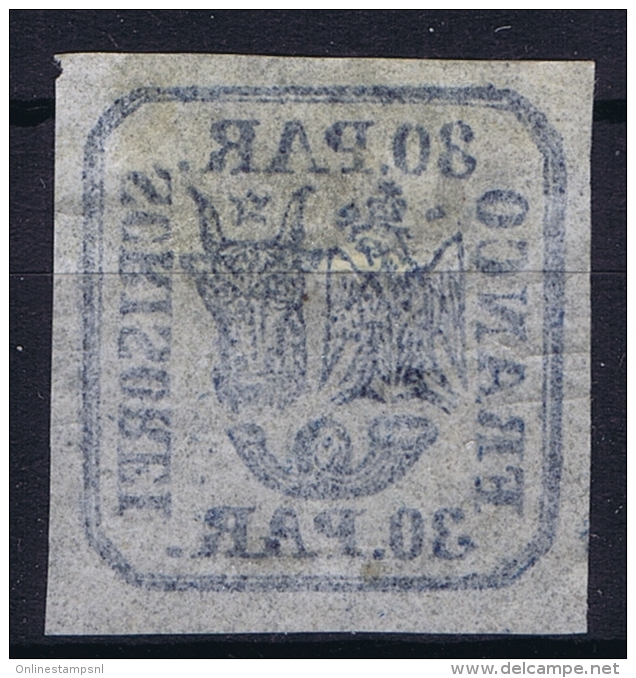 Romenia, 1862, Mi Nr 10  Not Used  (*) - 1858-1880 Moldavië & Prinsdom