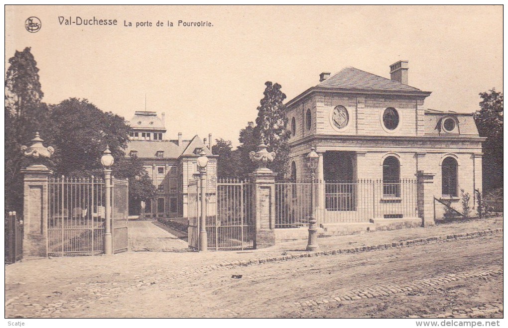 Auderghem.  -   Le Château Et Le Parc De:   VAL-DUCHESSE   à   Auderghem.  La Porte De La Pourvoirie - Auderghem - Oudergem