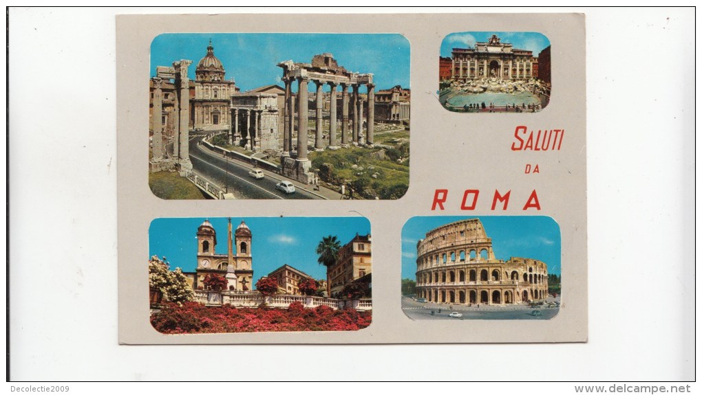 BF23297  Roma Multi Views   Italy  Front/back Image - Multi-vues, Vues Panoramiques