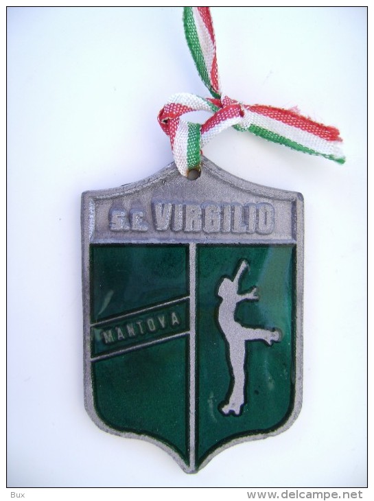 1978  CAMPIONATO  ITALIANO  S.C. VIRGILIO  MANTOVA  CAT. ALLIEVI   PATTINAGGIO  PATINAGE SKATING MEDAGLIA SPORT ITALIA - Patinage Artistique