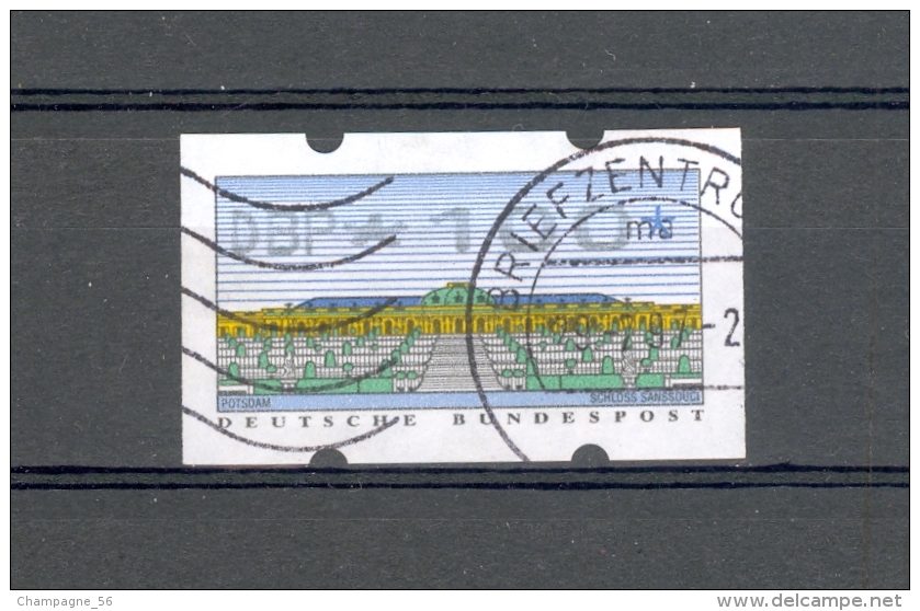 1996   N° 2 DBP * 1 0 0 *  DOS   N°  0315  DISTRIBUTEURS PHOSPHORESCENT 29.7.97  OBLITÉRÉ - Rollenmarken