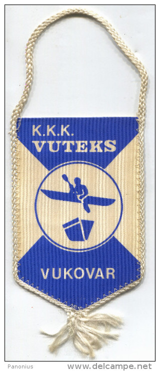 Rowing, Kayak, Canoe - KKK VUTEKS, VUKOVAR, Croatia, Vintage Pennant - Rowing