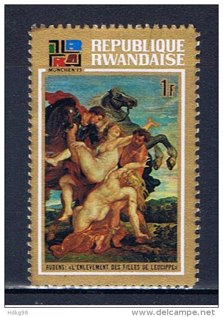 RWA+ Ruanda 1973 Mi 566 569 Rubens - Used Stamps