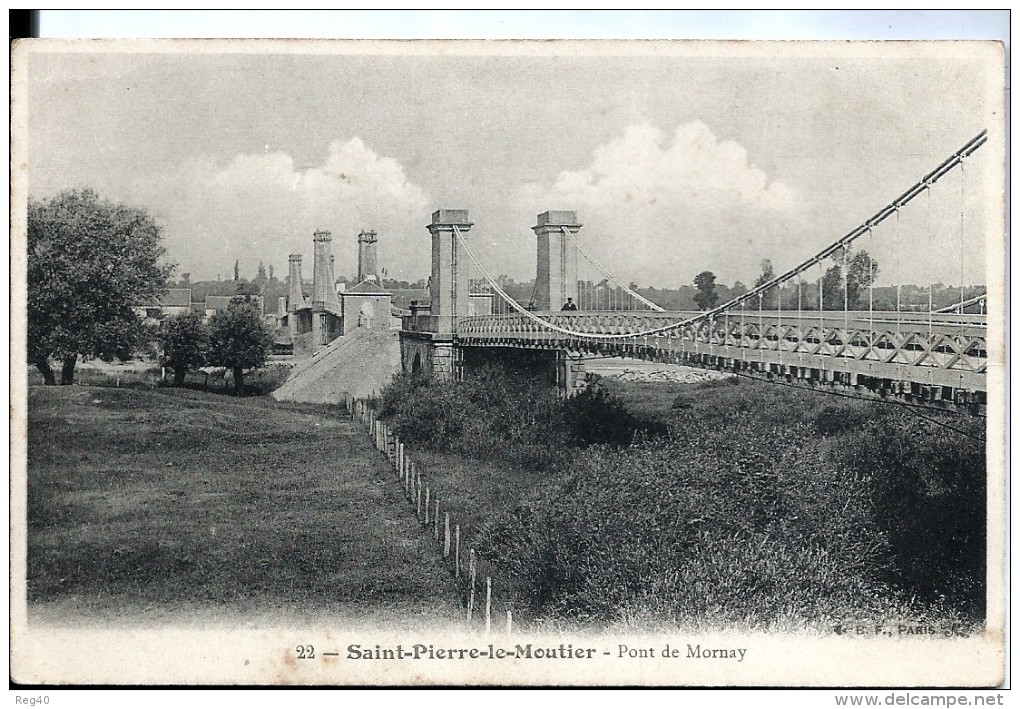 D58 - 2CPA N°22 N°23 - SAINT PIERRE LE MOUTIER - PONT DE MORNAY - PONT DU VEURDRE - Saint Pierre Le Moutier