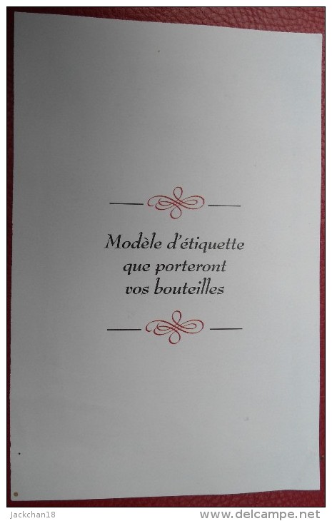 Bordeaux - - LE CHEVALIER VALLERIN - BORDEAUX - Mis en Bouteille par Vignoble  Lalande-Moreau St-Emilion -