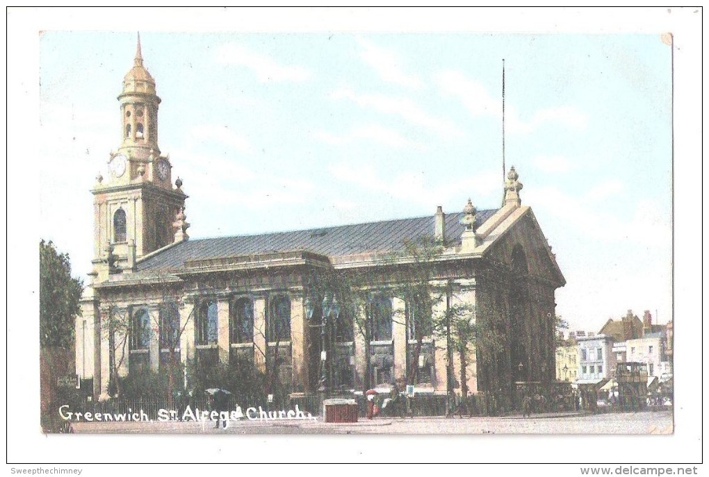 Greenwich. - St.Alrege Church SOUTH LONDON USED 1907 - London Suburbs