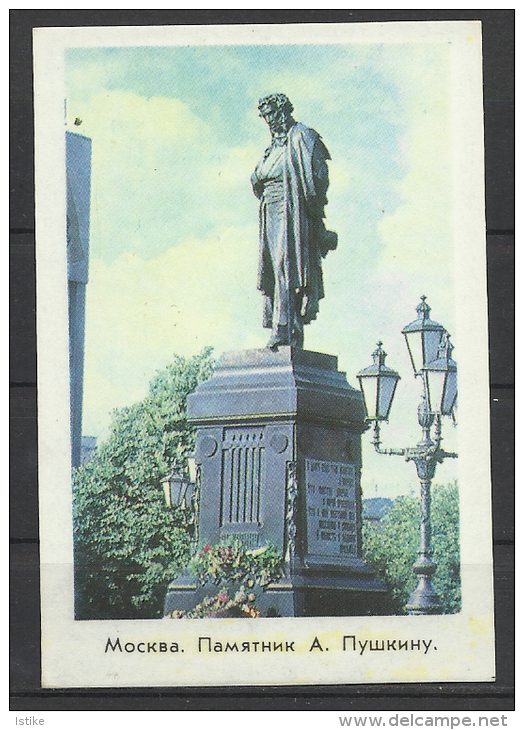 USSR, Moscow,Statue Of Alexander Pushkin, 1974. - Formato Piccolo : 1971-80