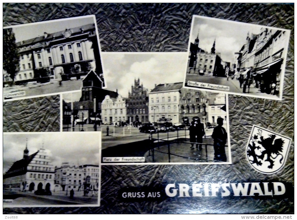 GERMANY - GREIFSWALD MOSAIC  PHOTOCARD - Greifswald