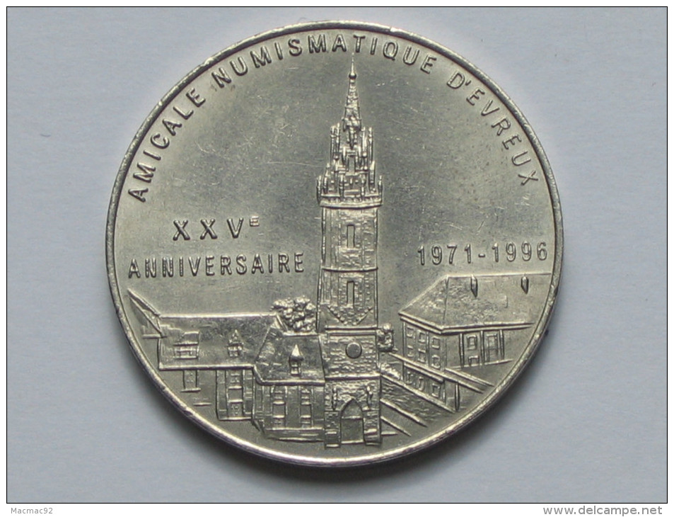 3 Trois EURO D´EVREUX - 17-23 Mars 1996.  ***** EN ACHAT IMMEDIAT **** - Euros Of The Cities