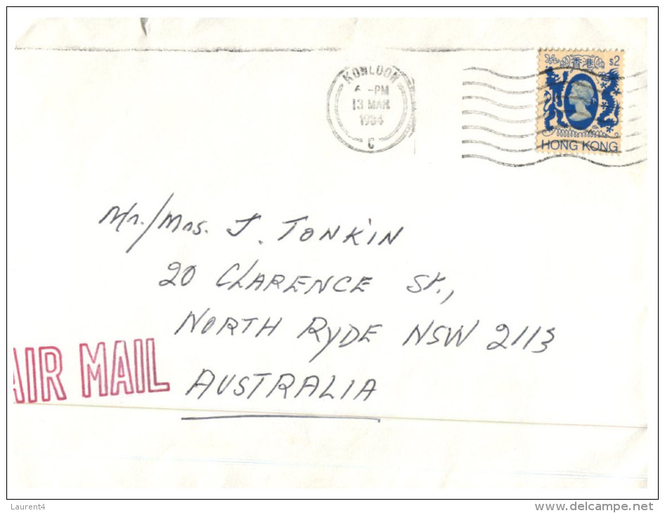 (PH 678) Hong Kong To Australia Letter Posted In 1994 - Sonstige & Ohne Zuordnung