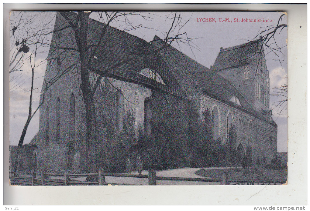 0-2093 LYCHEN, St.Johanniskirche, 1918 - Lychen