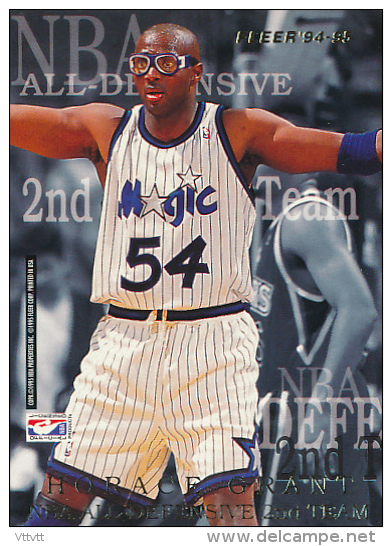 Basket, NBA, Fleer' 94-95 : All Defensive 1st Team, GARRY PAYTON; All Defensive 2nd Team, HORACE GRANT - 1990-1999