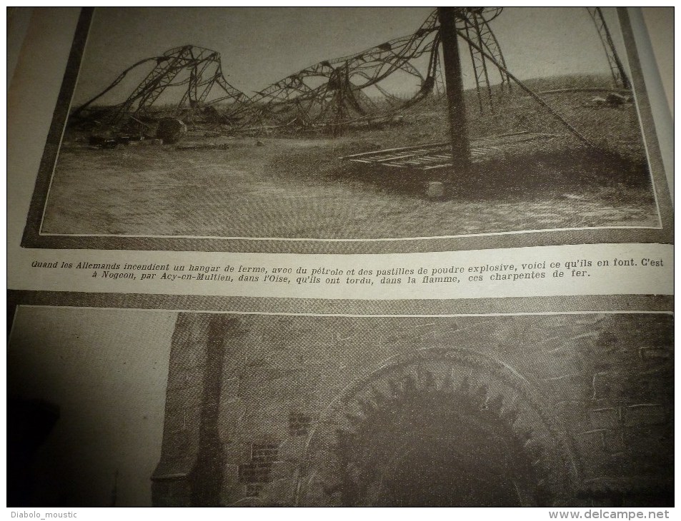 1914 JOURNAL de GUERRE(Le Pays de France):Nos aviateurs;Tirailleur algérien,sénégal;TOMMY;Dannemarie;Poilus-cyclistes