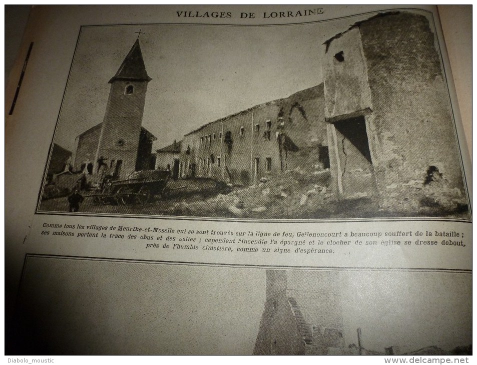 1915 JOURNAL de GUERRE(Le Pays de France):Berry-a-B;Ablain- s-N;Les belges;Notre canon;Gellenoncourt;Haraucourt;ISTANBUL