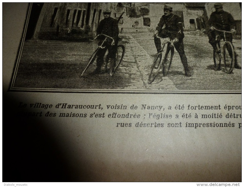 1915 JOURNAL de GUERRE(Le Pays de France):Berry-a-B;Ablain- s-N;Les belges;Notre canon;Gellenoncourt;Haraucourt;ISTANBUL