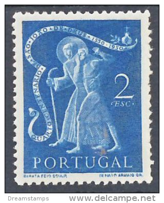 !										■■■■■ds■■ Portugal 1950 AF#727** St John Of God 2$00 (x1950) - Ungebraucht