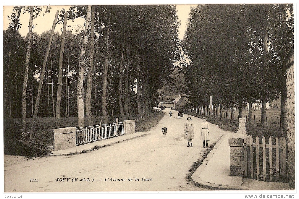 28 JOUY  AVENUE DE LA GARE - Jouy