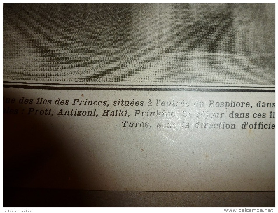 1915 JOURNAL de GUERRE(Le Pays de France):Vauquois;MITRAILLEUSE;Navire PROVENCE;Proti,Antizoni,Halki,Prinkipo,Tchardak