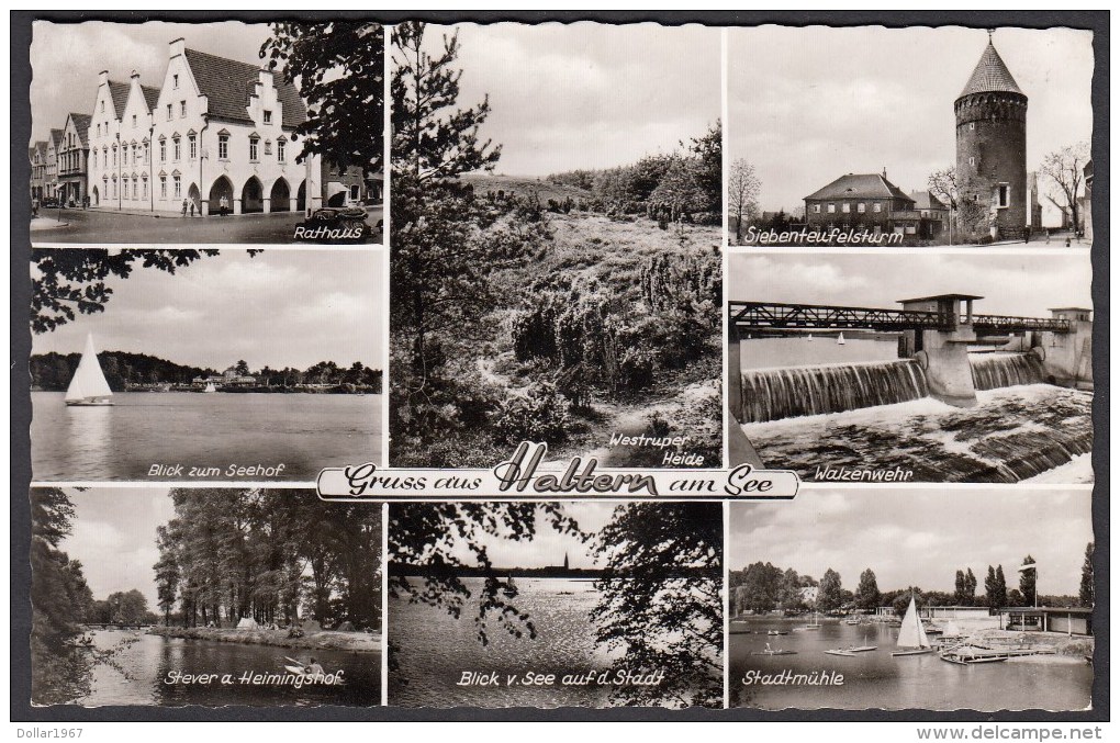 Gruss Aus  Haltern Am See  20-6-1963 , 2 X Scans  For Condition. ( Originalscan !!! ) - Haltern