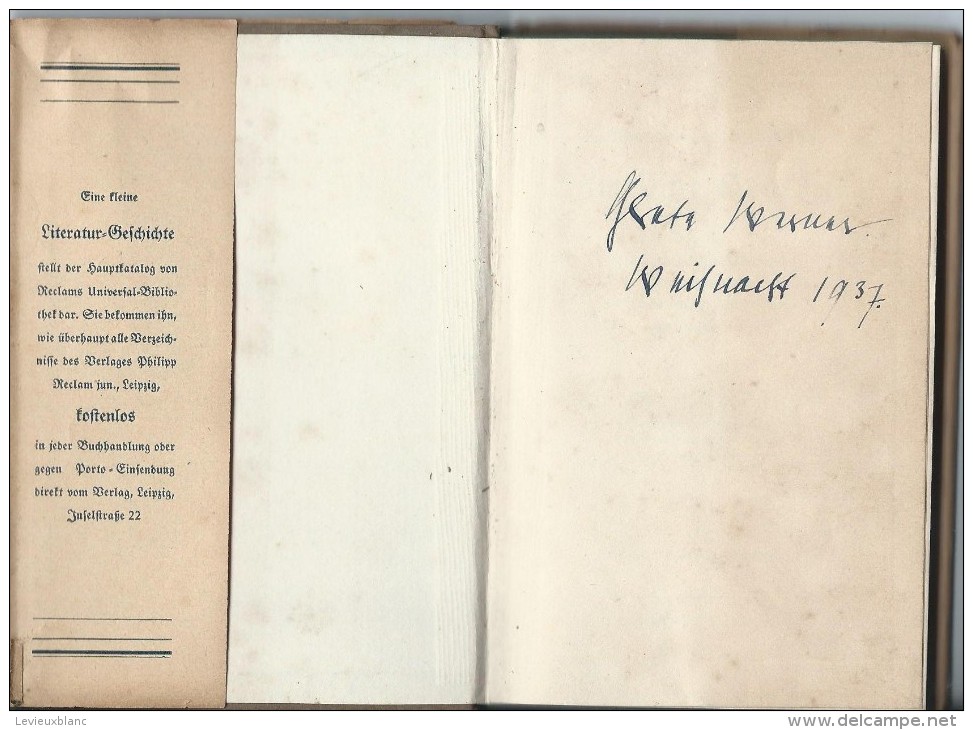 Poésie Allemande Du Moyen-Age/ Walther Von Der Vogelweide/Samtliche Qedichte/1925 LIV38 - Poesía & Ensayos