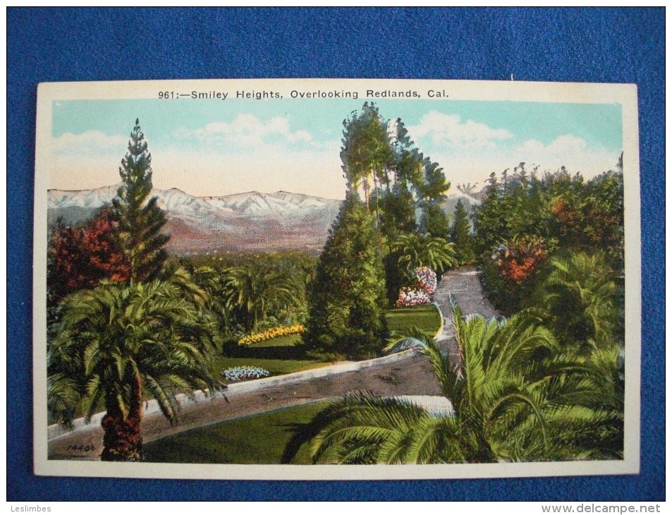 Smiley Heights, Overlooking Redlands, California - San Bernardino