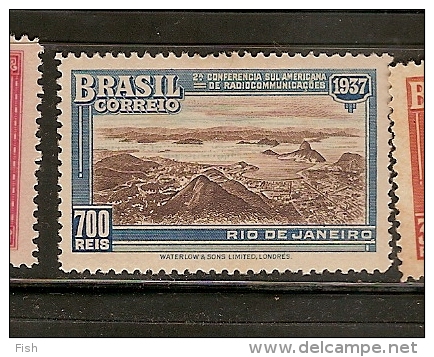 Brazil * & 2ª Conferencia Sul Americana Das Radio Comunicações 1936 (332) - Unused Stamps