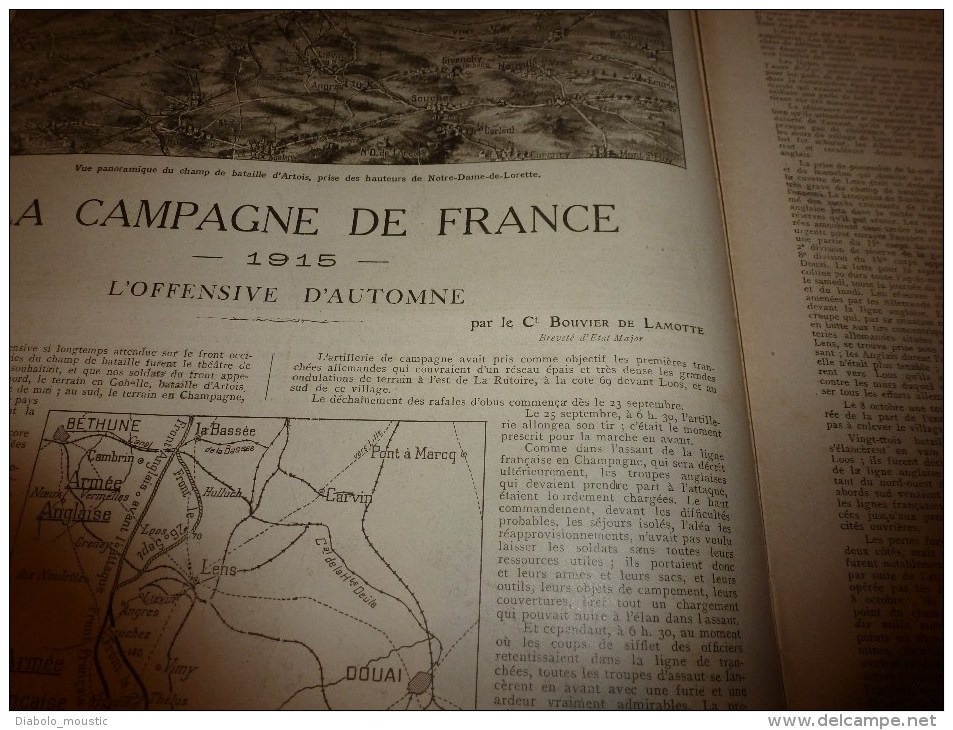 1915 JOURNAUX de GUERRE(Le Pays de France) :Salonique;Art de Poilus;Tommies;Fontaine-aux-Charmes;Horse-Gards;Zouaves