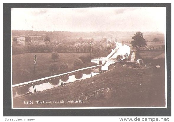 Z RP The Canal Linslade Leighton Buzzard Bedfordshire Postcard Kingsway Series Card Postally Used - Sonstige & Ohne Zuordnung