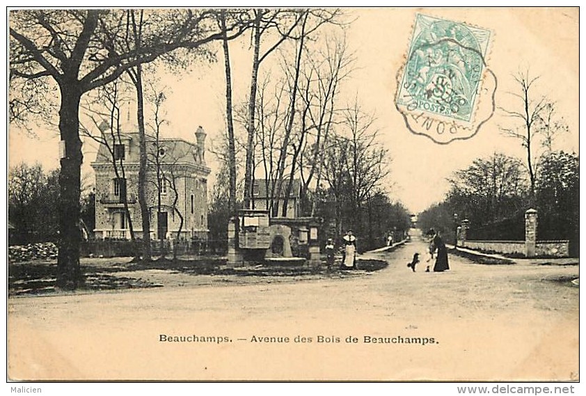 Val D´ Oise - P 539 - Beauchamps - Beauchamp - Avenue Des Bois De Beauchamps   -   Carte Bon Etat - - Beauchamp