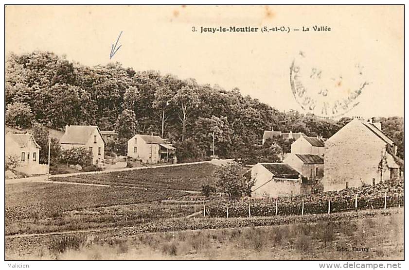 Val D´ Oise - P 504 -  Jouy Le Moutier - La Vallee -  Carte Bon Etat - - Jouy Le Moutier