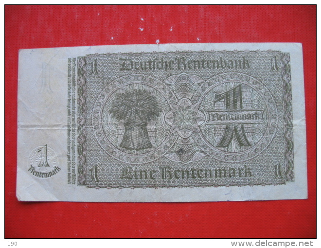 1 RENTENMARK - 1 Rentenmark