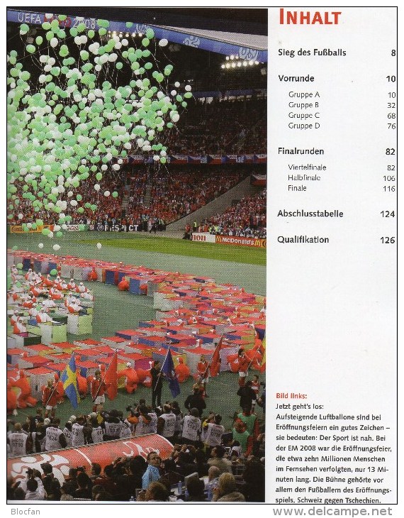 Fußball EUROPA championat 2008+MICHEL Katalog 2014+Brasilien 2264/7,4ZD+4-Block ** 65€ Recife Rio soccer sheet bf BRAZIL