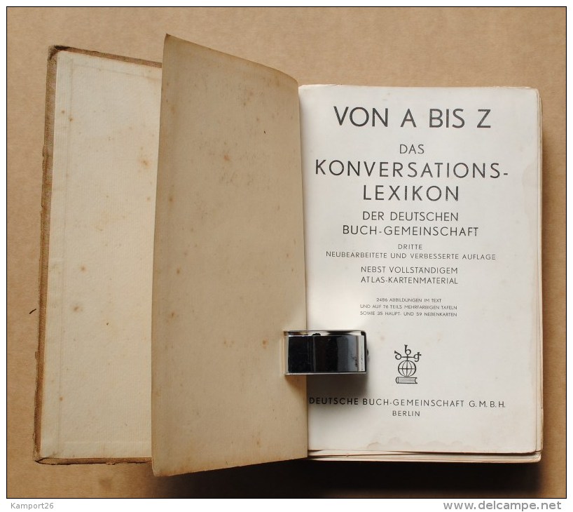 1932 Von A Bis Z Das KONVERSATIONS - LEXIKON Histoire Illustré - Enzyklopädien