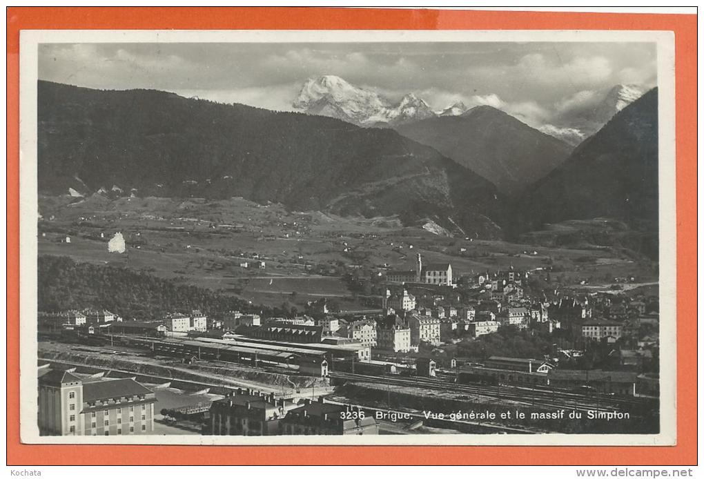 N14/426, Brigue Et Massif Du Simplon, Brig, Circulée 1930 - Brigue-Glis 