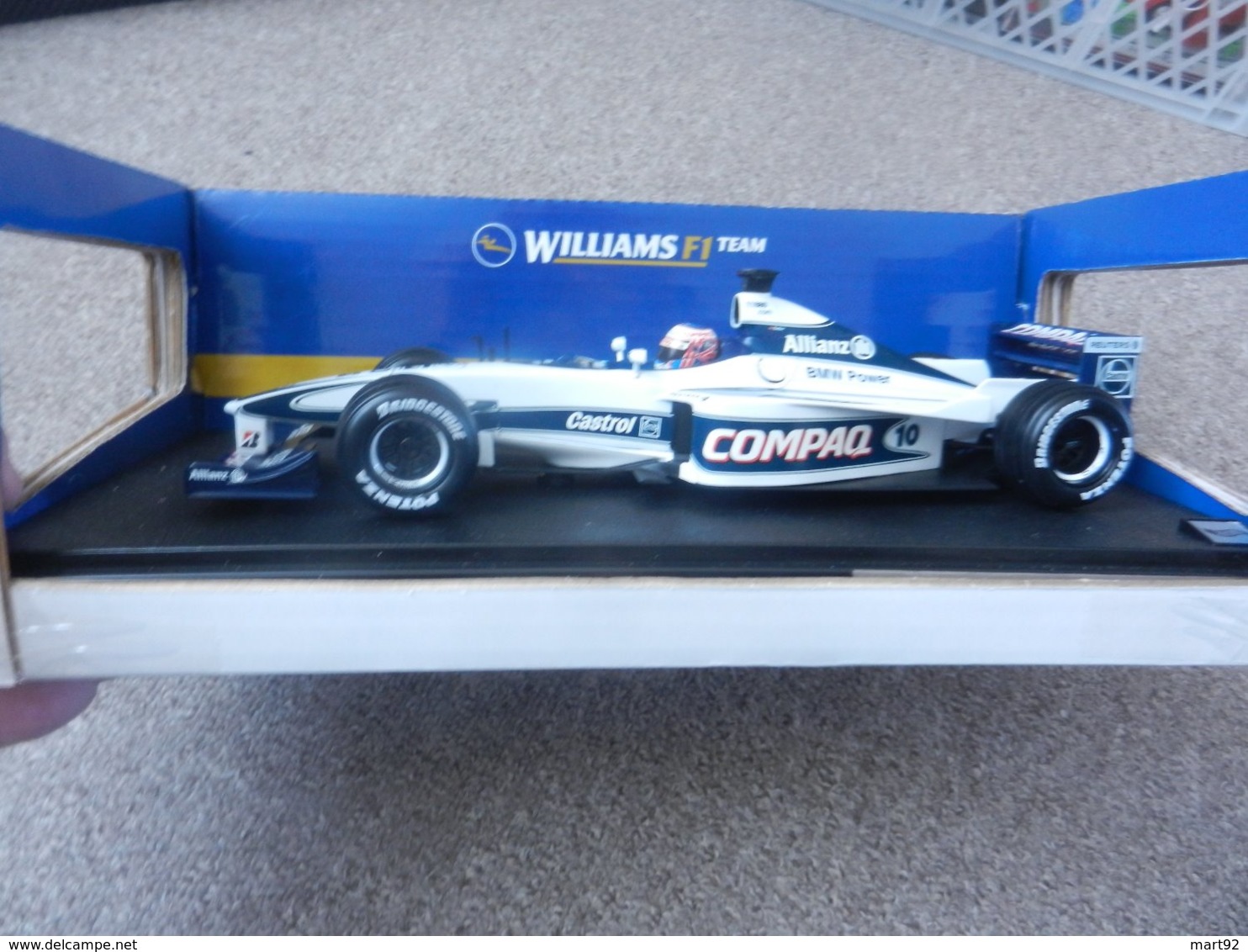 F1  WILLIAMSJENSON BUTTON WHEELS  ECH    1/18EME - Hot Wheels