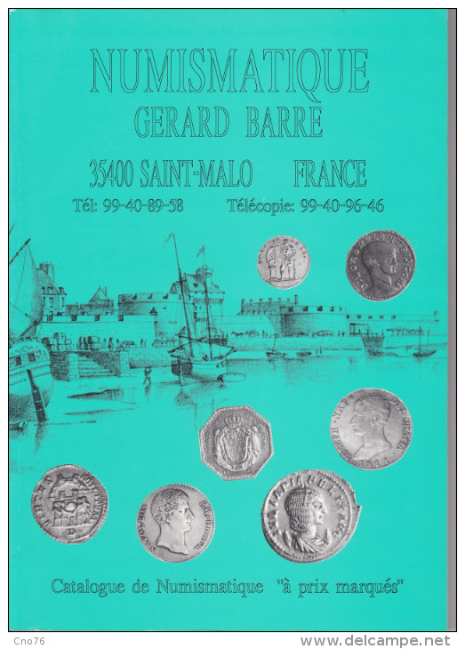 Catalogue Numismatique Gérard Barre (juin 1992) - Boeken & Software