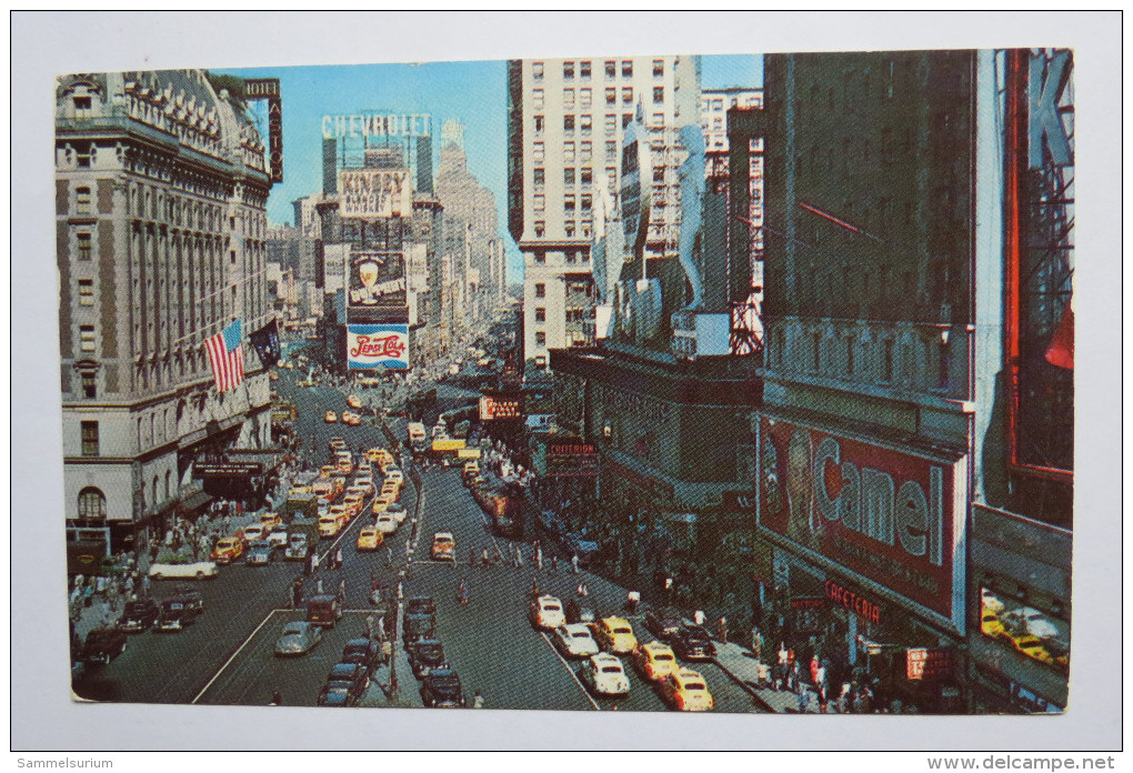 (5/3/40) AK "New York" Times Square, Um 1955 - Time Square