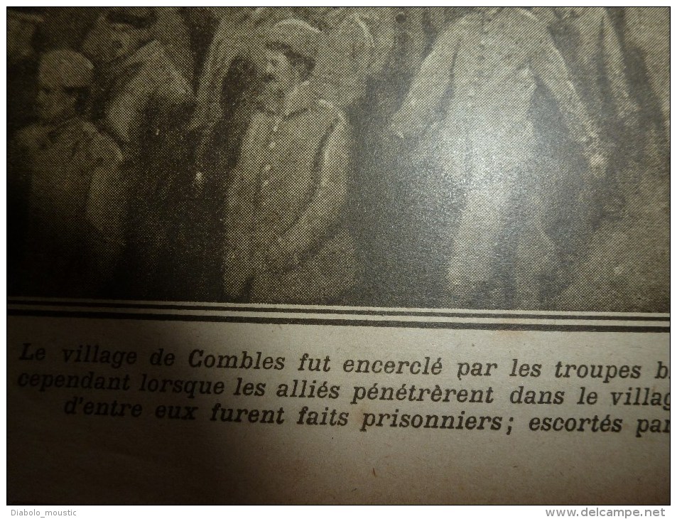 1916 JOURNAUX de GUERRE (LPDF):Chaulnes; Somme;Les canadiens à Fleury;Combles;Athènes;Ho pital-Ecole Edith Cavell ...