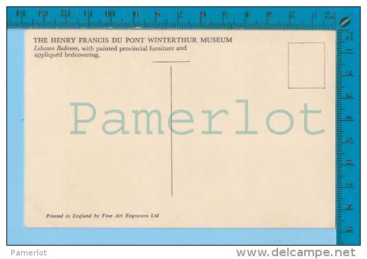 Winterthur Museum ( Lebanon Bedroom ) Carte Postale Post Card Recto/verso - Otros & Sin Clasificación