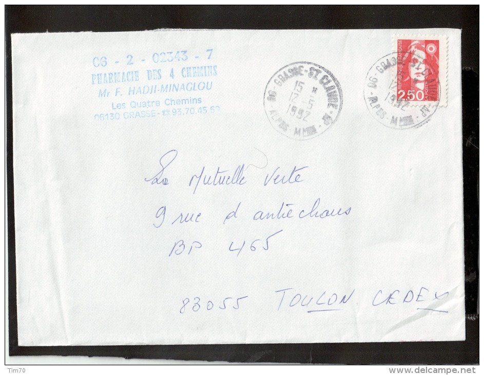 CAD  06 - GRASSE-ST CLAIRE -AP - Lettres & Documents